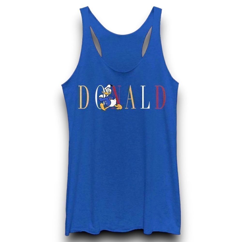 FIFTH SUN Disney’s Donald Duck Racerback in Blue Size Medium NEW